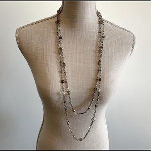 Lavender beaded necklace